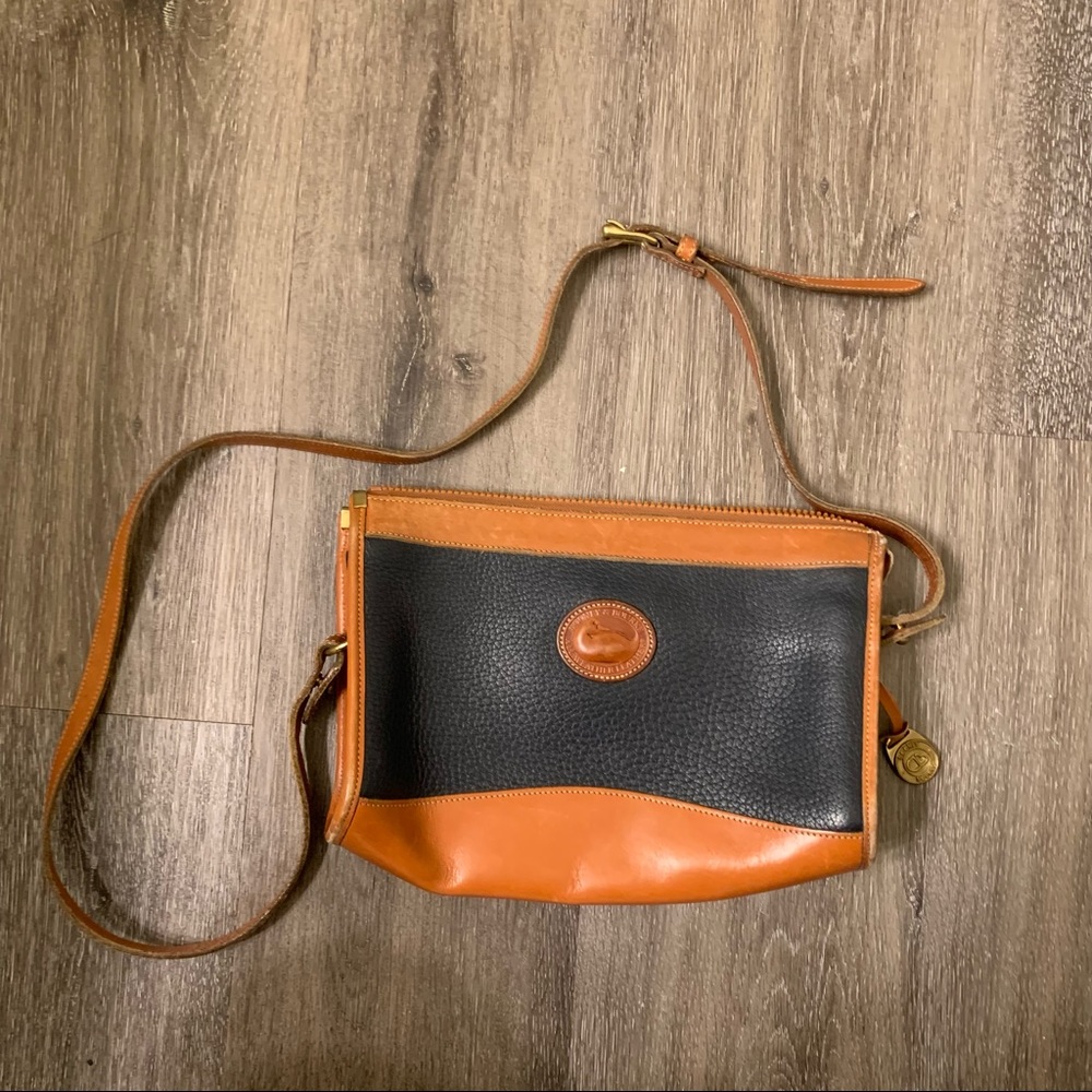 Vintage Black & Brown Dooney & Burke Bag
